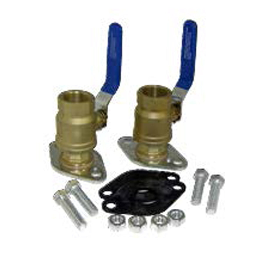 1" Bronze Pump Flange with Isolation Valve