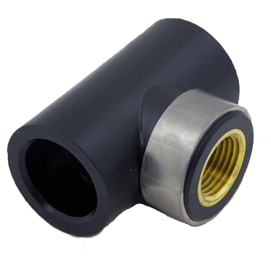 0.75" x 0.75" x 0.5" Socket HDPE Fusion x FPT Tee