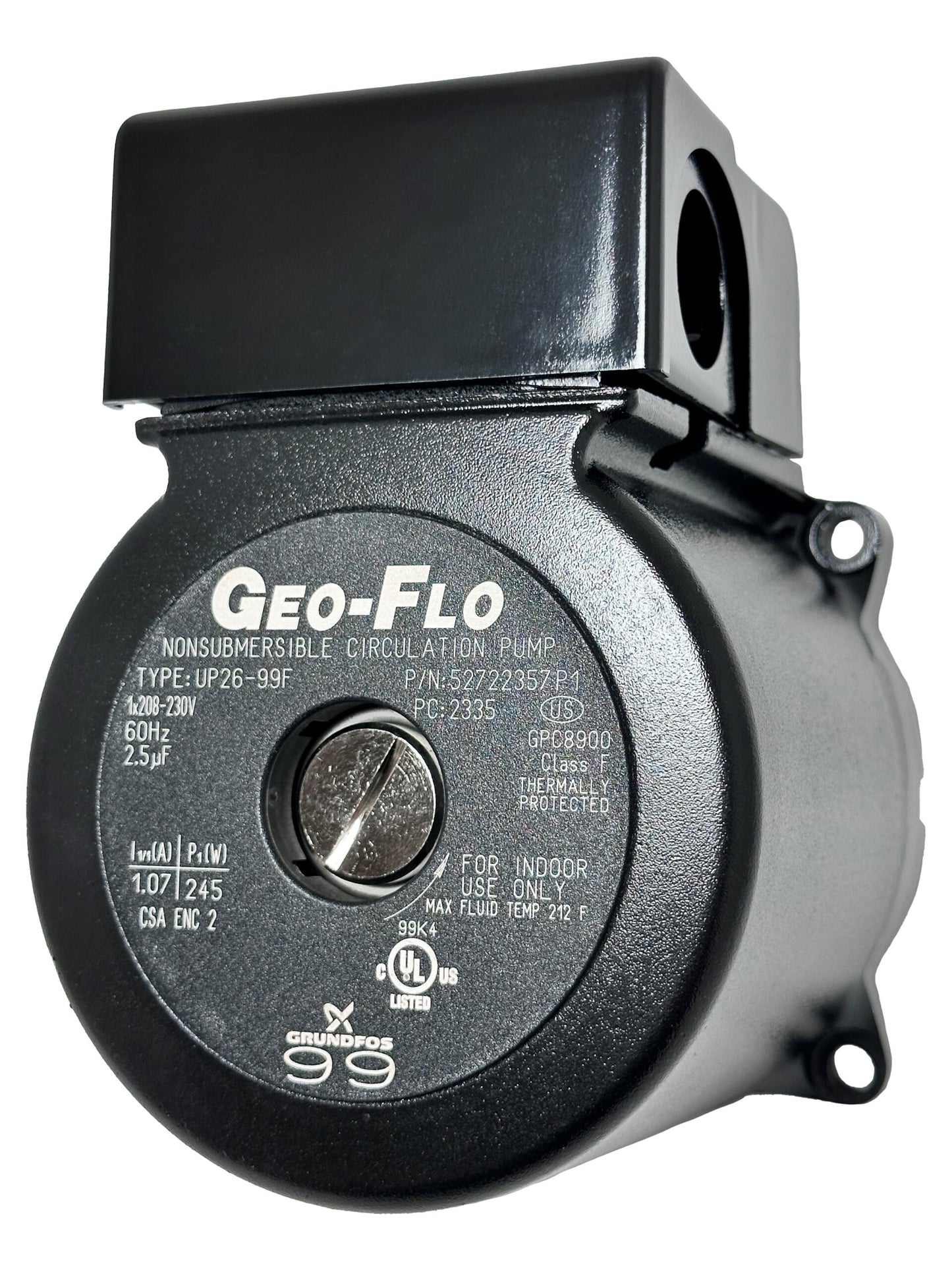 Grundfos UP26-99H Single-Speed Replacement Pump (Head only)- 8900NV